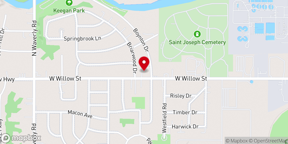 Map showing location of True North Community Church