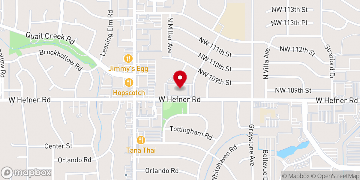 Map showing location of Chapel Hill Mother's Day Out