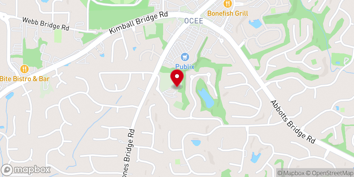 Map showing location of Clear Springs Baptist Church