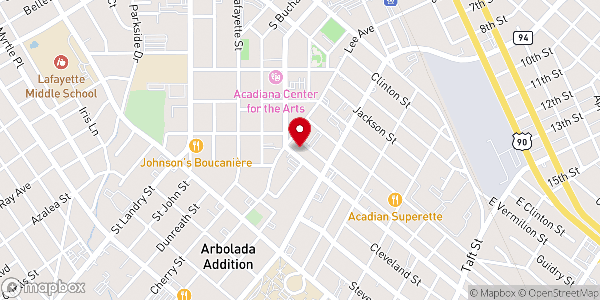 Map showing location of Louisiana Youth Initiative Inc