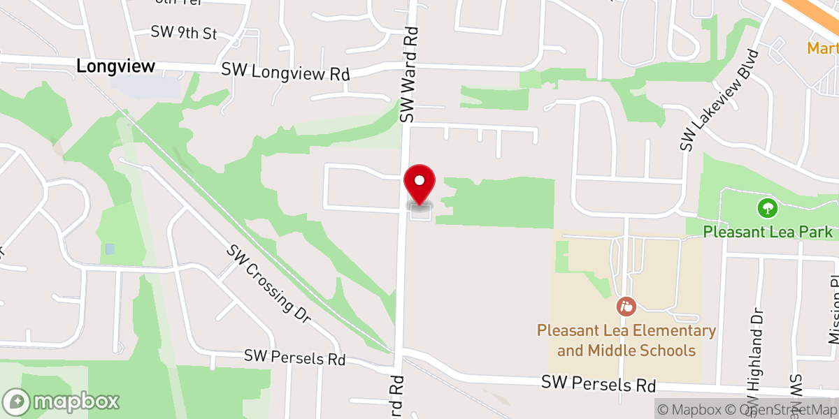 Map showing location of Gethsamane Evangelical Lutheran Church of Kansas City