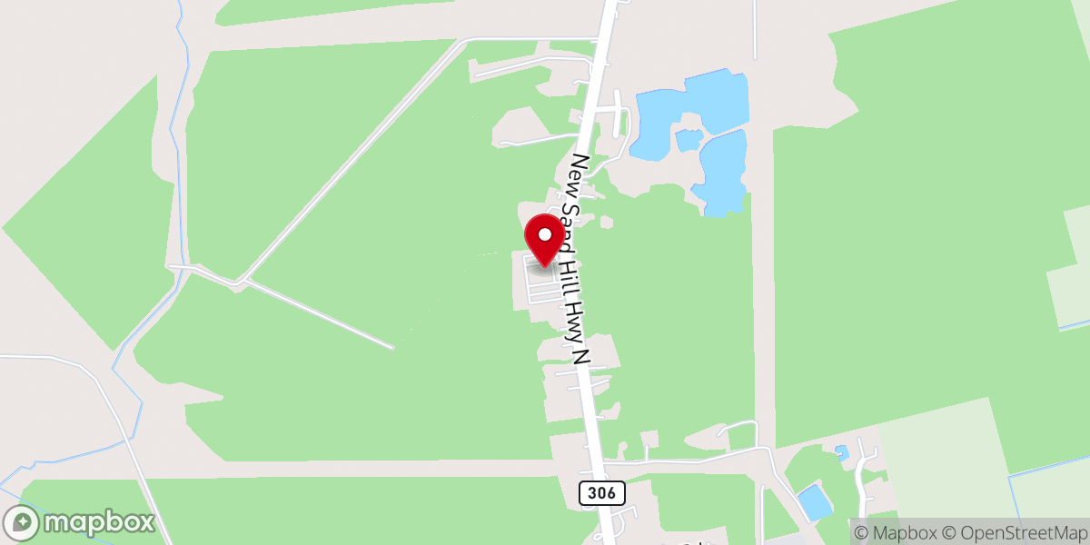 Map showing location of New Bern Eastern Association Hq