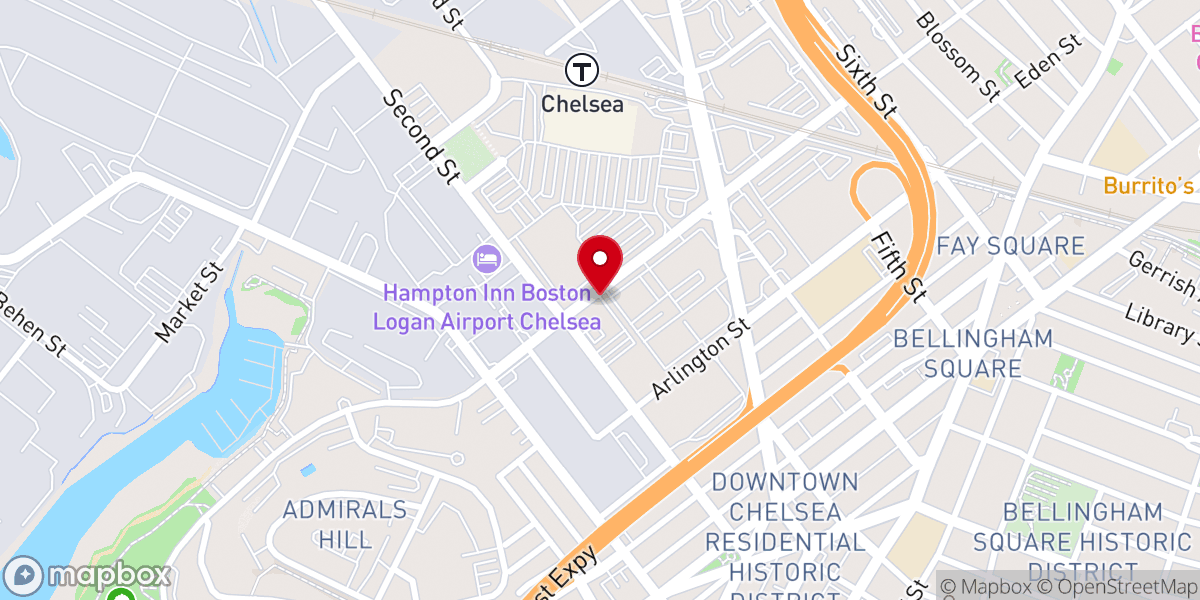 Map showing location of Pentecostal Evangelical Churches New Life Inc