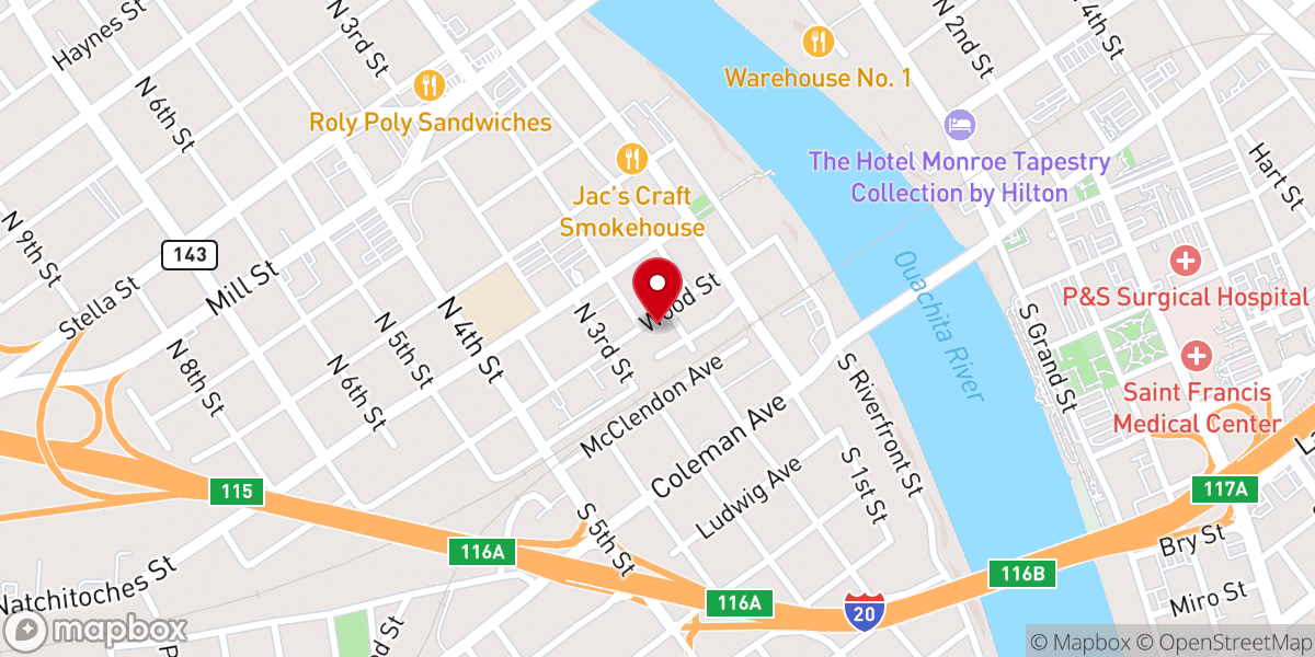 Map showing location of 2TALK42 Ministries