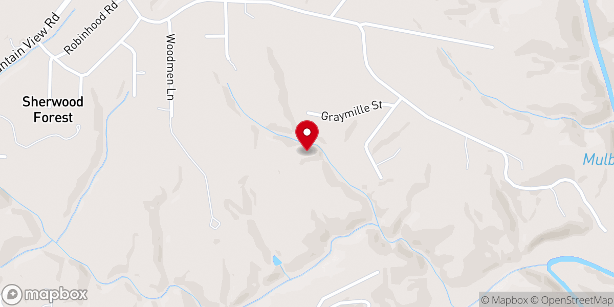 Map showing location of Rock Creek Baptist Church of Wilkes Inc