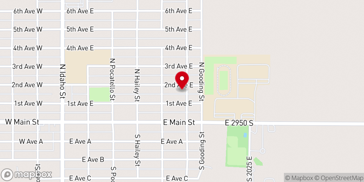 Map showing location of Saint Anthony Catholic Church