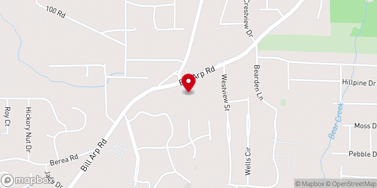 Map showing location of Prince of Peace Lutheran Church Missouri Synod and Learning Center