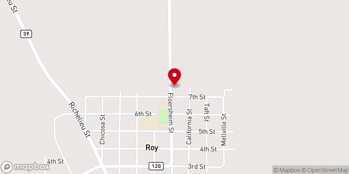 Map showing location of Holy Family & St Joseph's