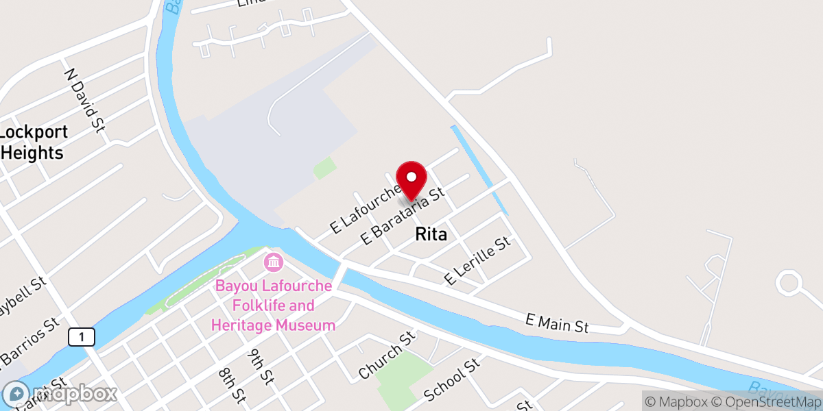 Map showing location of Greater New Fountain Baptist Church