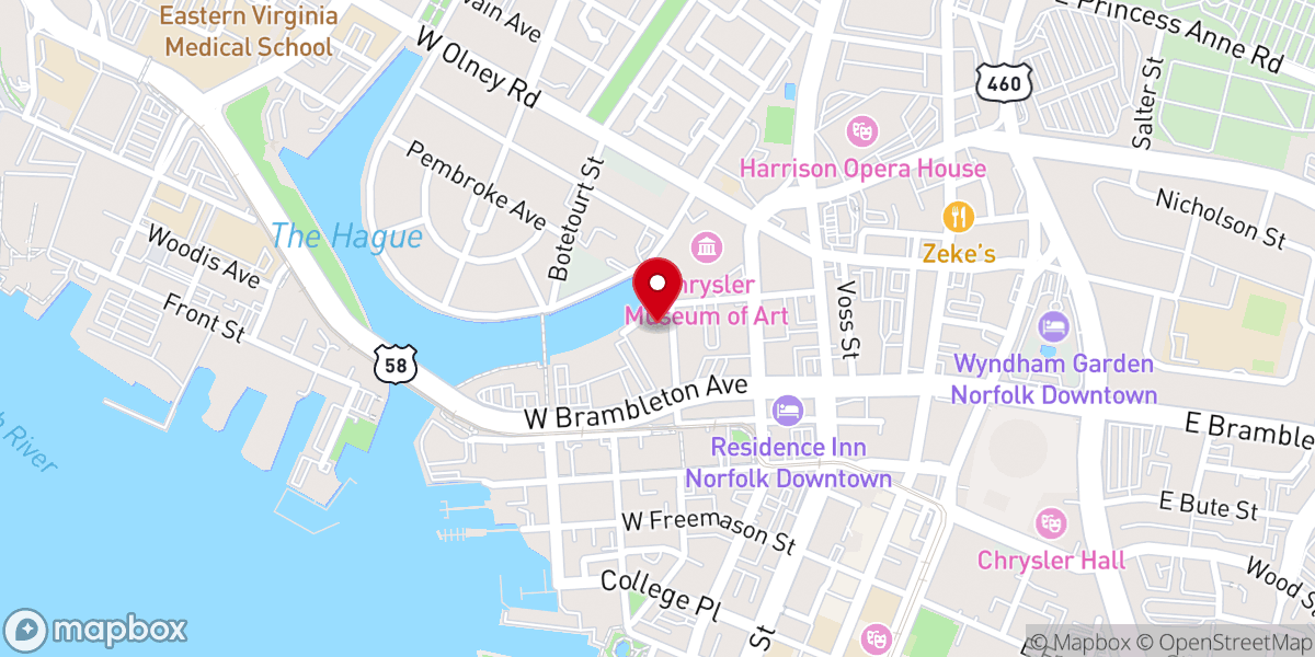 Map showing location of FavorNation Church