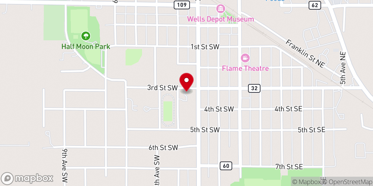 Map showing location of St Casimir's Catholic Parish