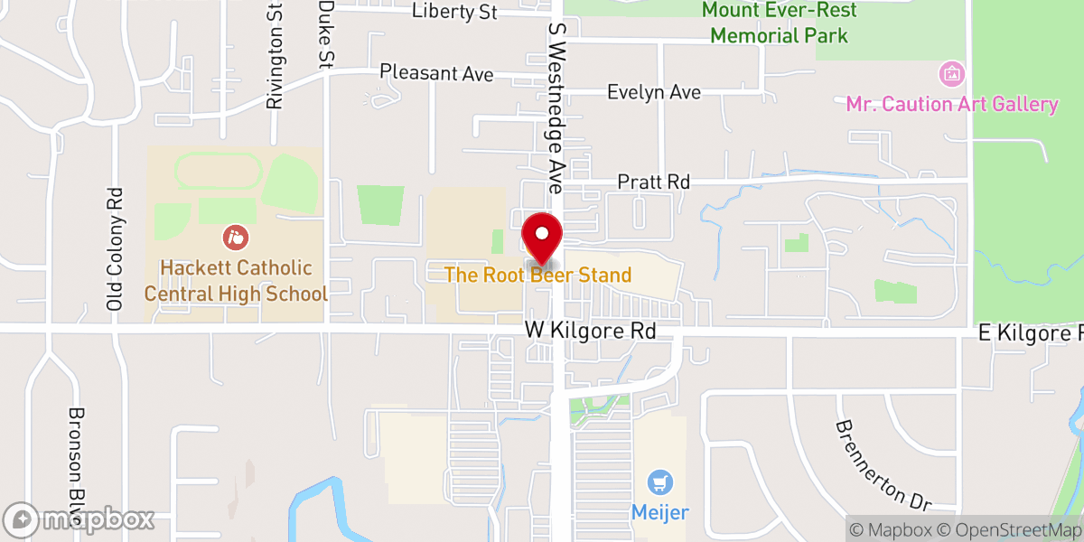 Map showing location of St Monica Catholic Church