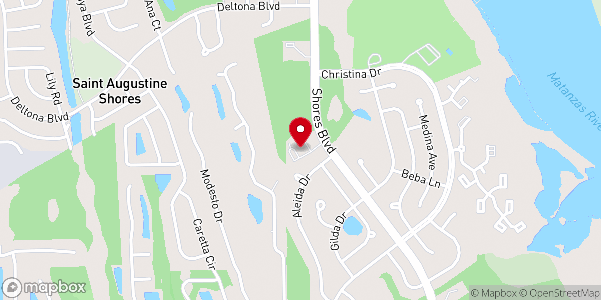 Map showing location of St. Augustine Seventh-Day Adventist Church