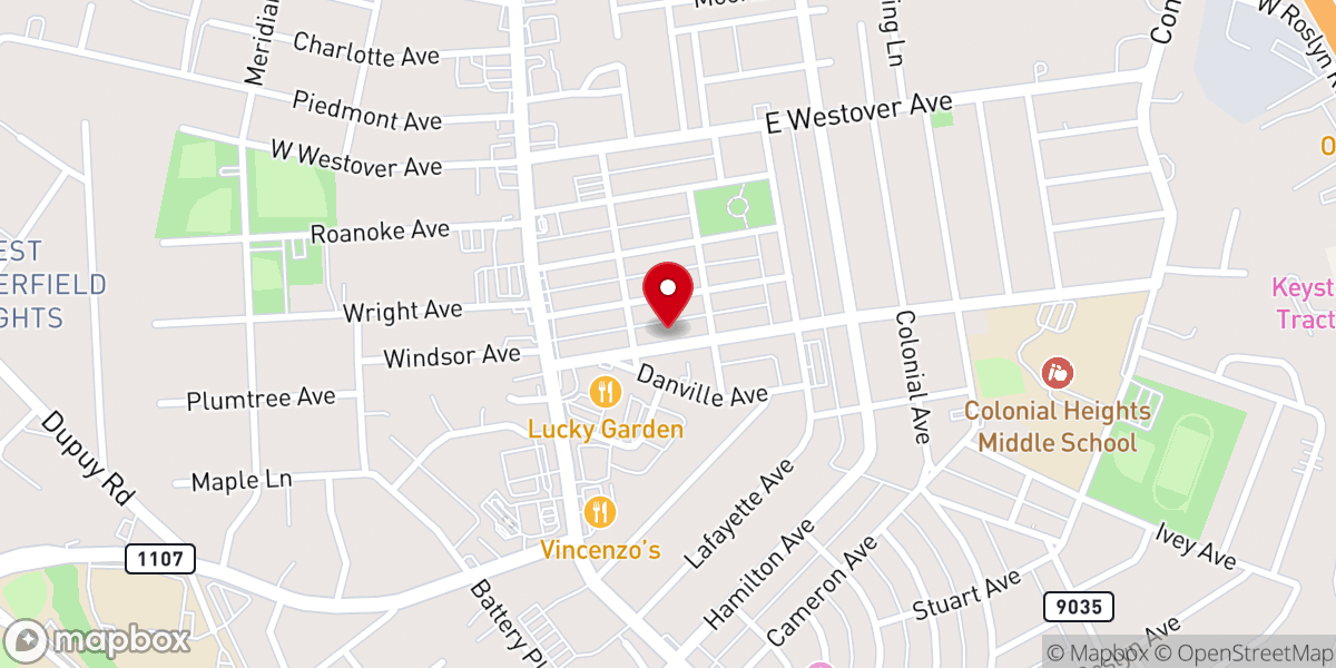 Map showing location of True Gospel Ministry