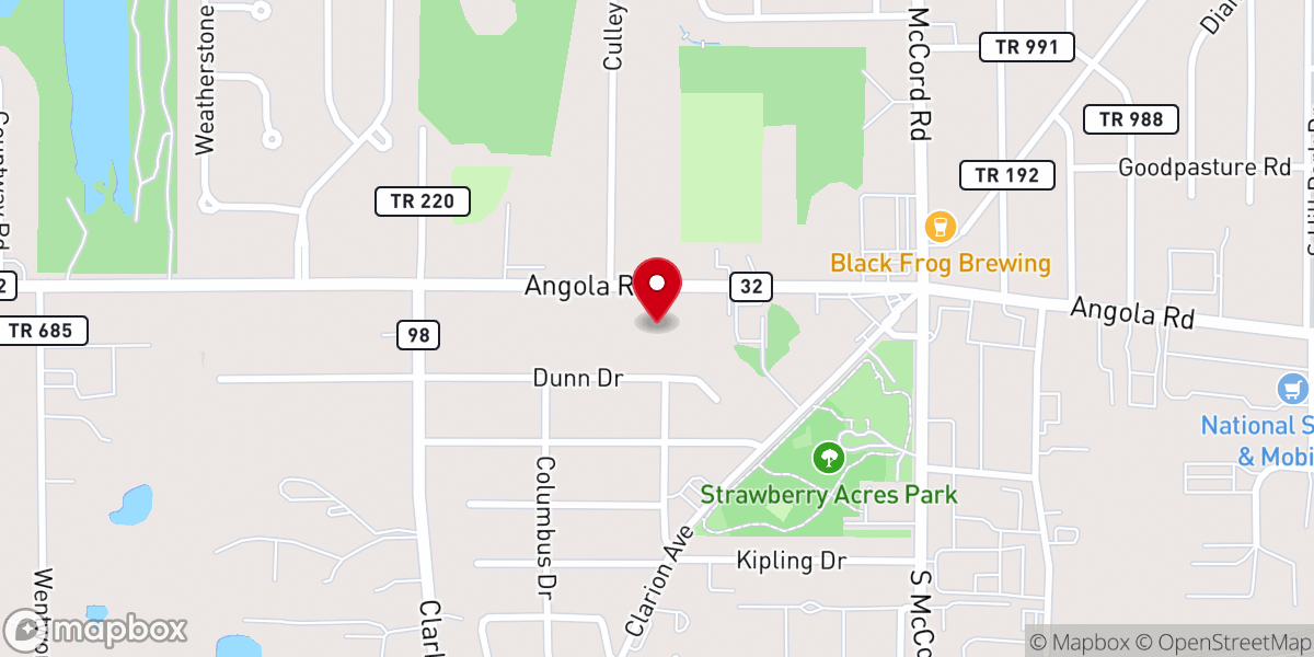 Map showing location of Wonder Ministries