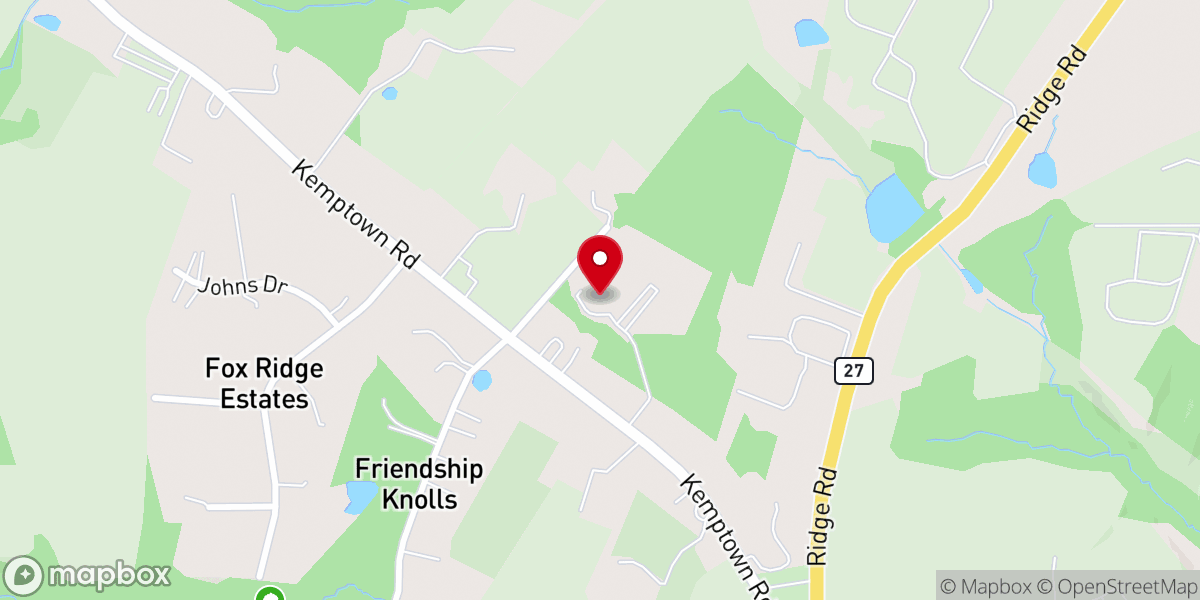 Map showing location of Montgomery Methodist Childrens Center