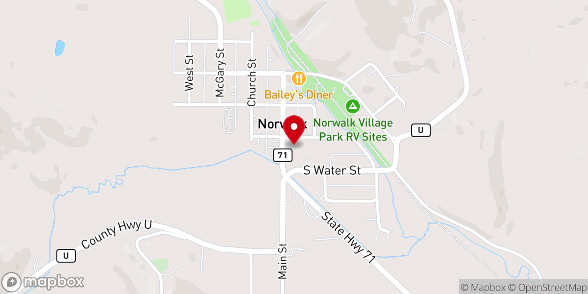 Map showing location of St Jacob’s Lutheran