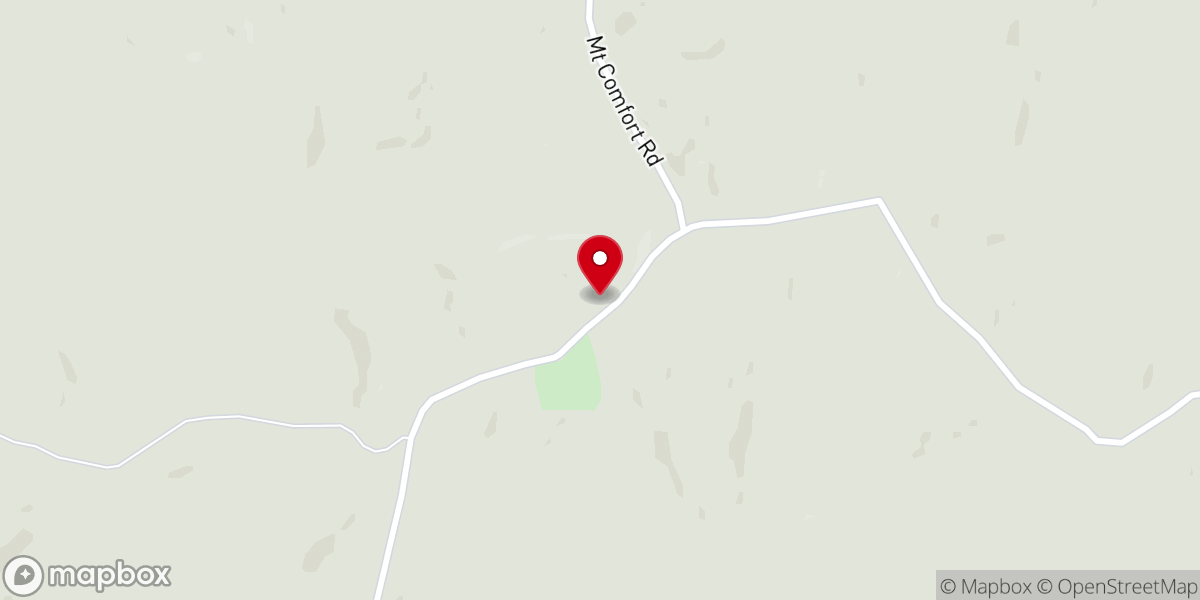 Map showing location of Mount Comfort Missionary Baptist Church