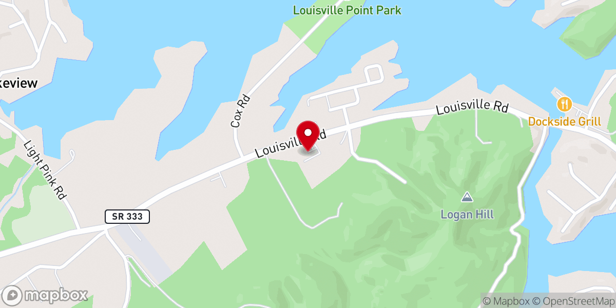 Map showing location of St. Mark's Global Methodist Church