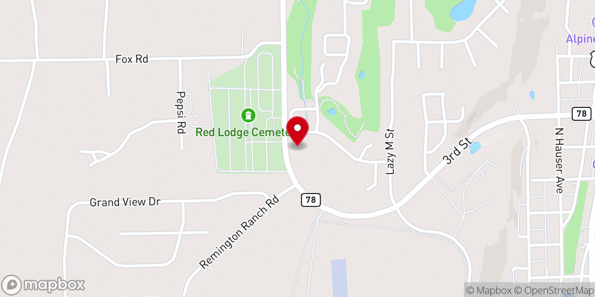 Map showing location of Messiah Lutheran Church