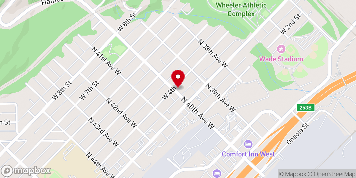 Map showing location of Victory Way Outreach Ministry