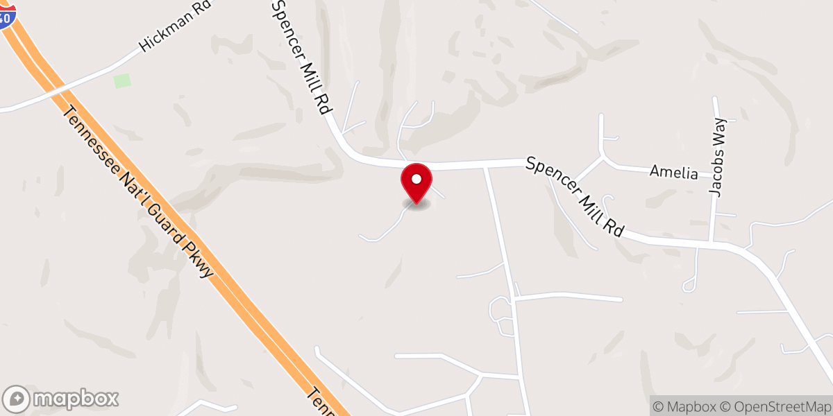 Map showing location of Turnbull Primitive Baptist Church