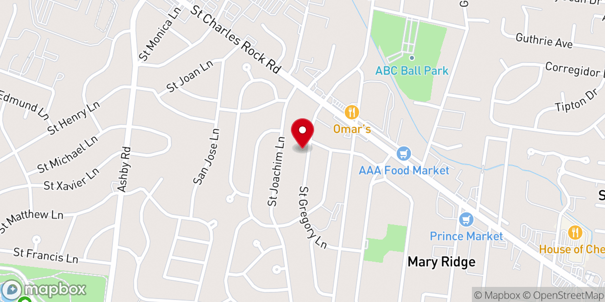 Map showing location of New Beginnings Apostolic Fellowship