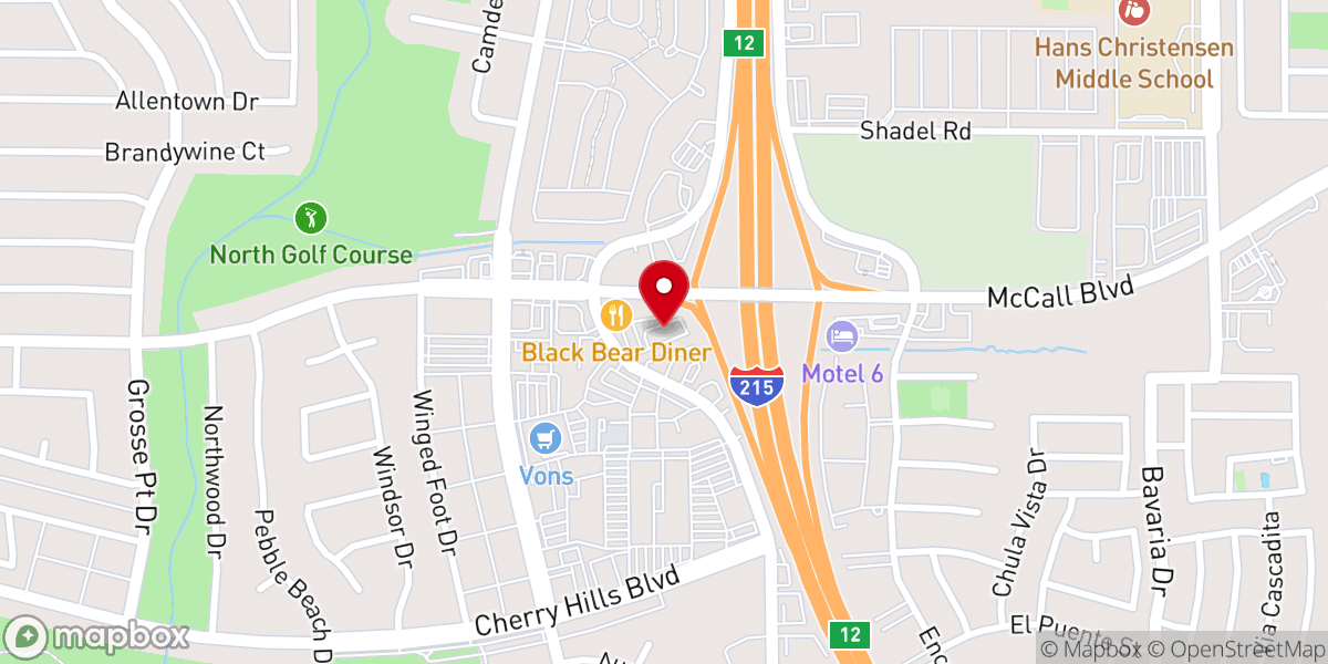 Map showing location of Crossway Menifee
