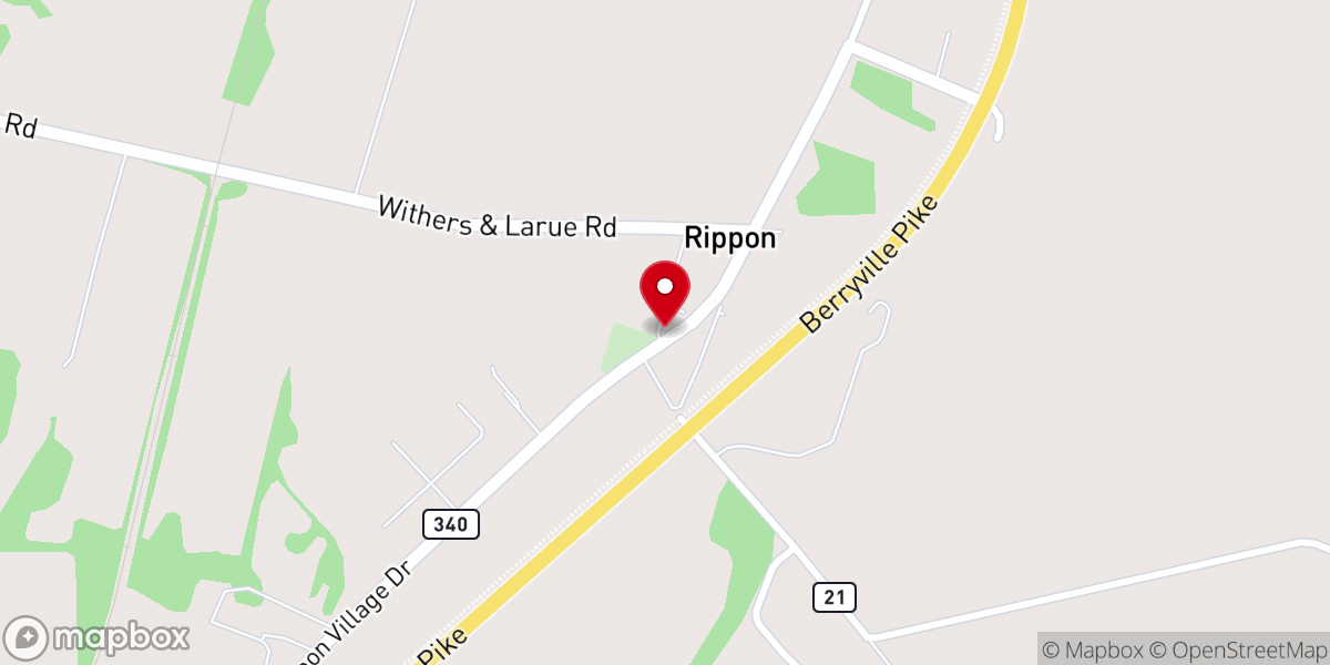 Map showing location of Sylvannah Praise Worship & Healing Center