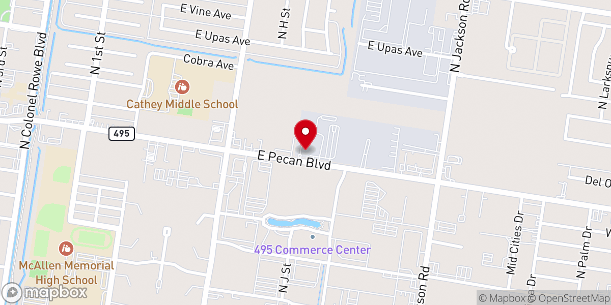 Map showing location of Iglesia a Dios Sea La Gloria
