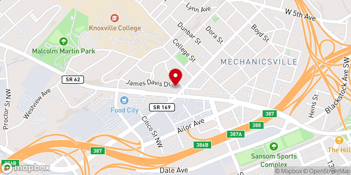 Map showing location of Eternal Lifes Restoration Outreach
