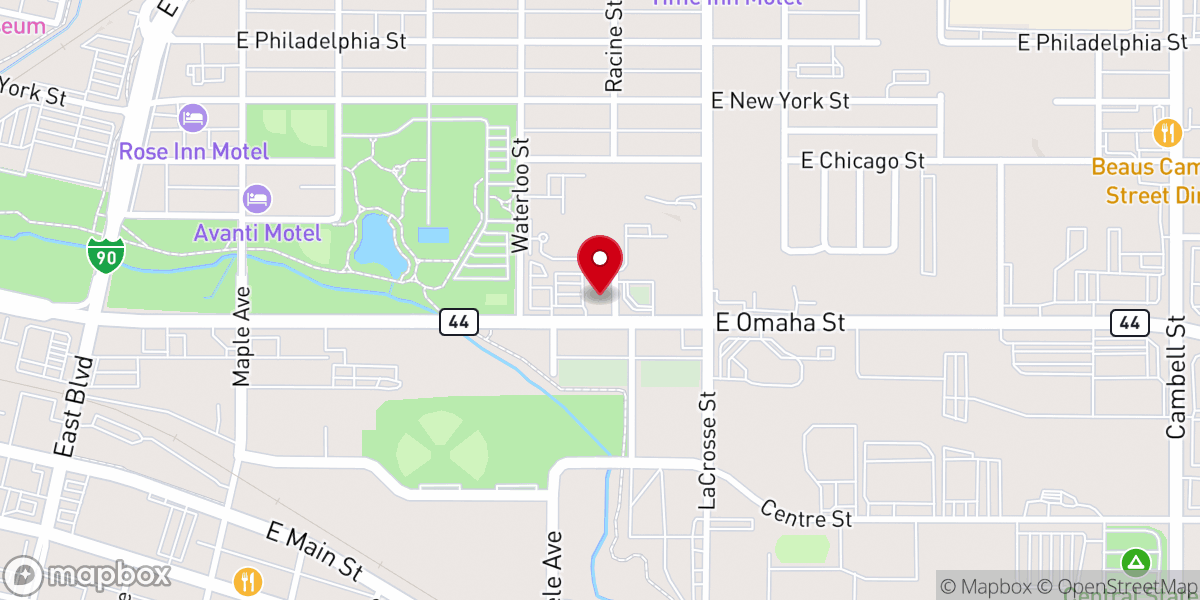 Map showing location of Love INC of the Black Hills