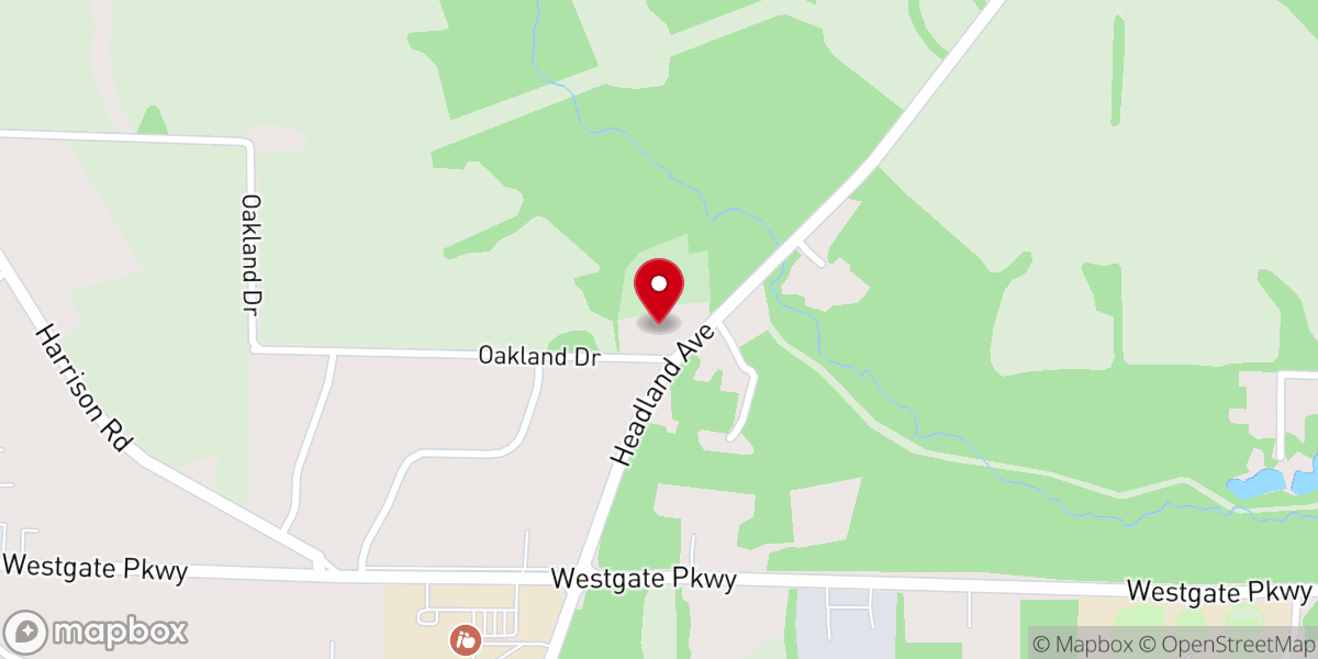 Map showing location of Victory Family Church