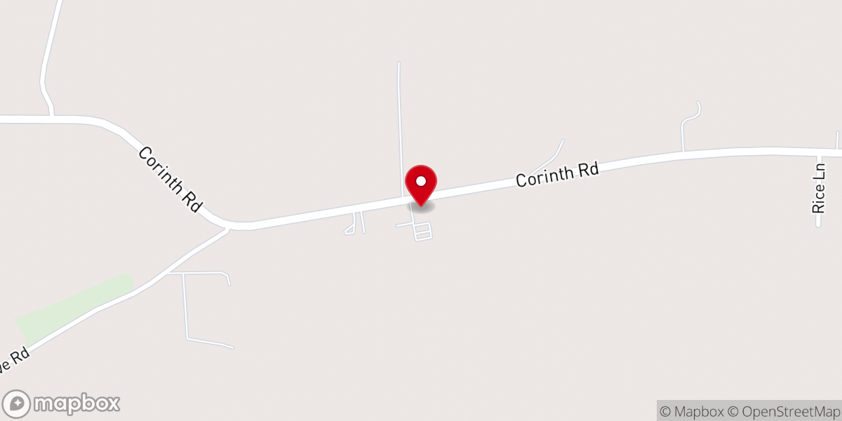 Map showing location of CORINTH CHRISTIAN FELLOWSHIP