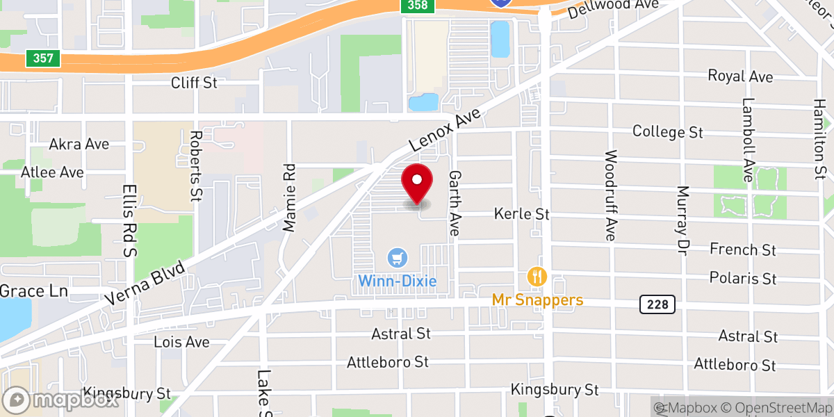 Map showing location of The Potter's House International Ministries