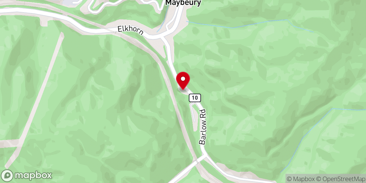 Map showing location of Little Holiness Church