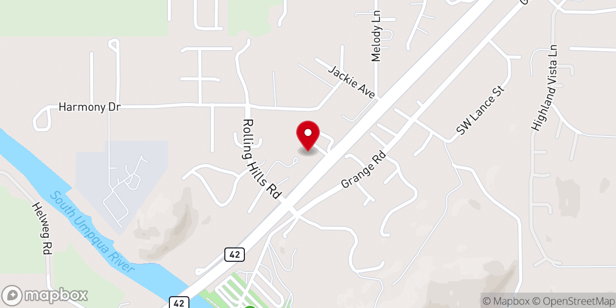 Map showing location of New Hope Church