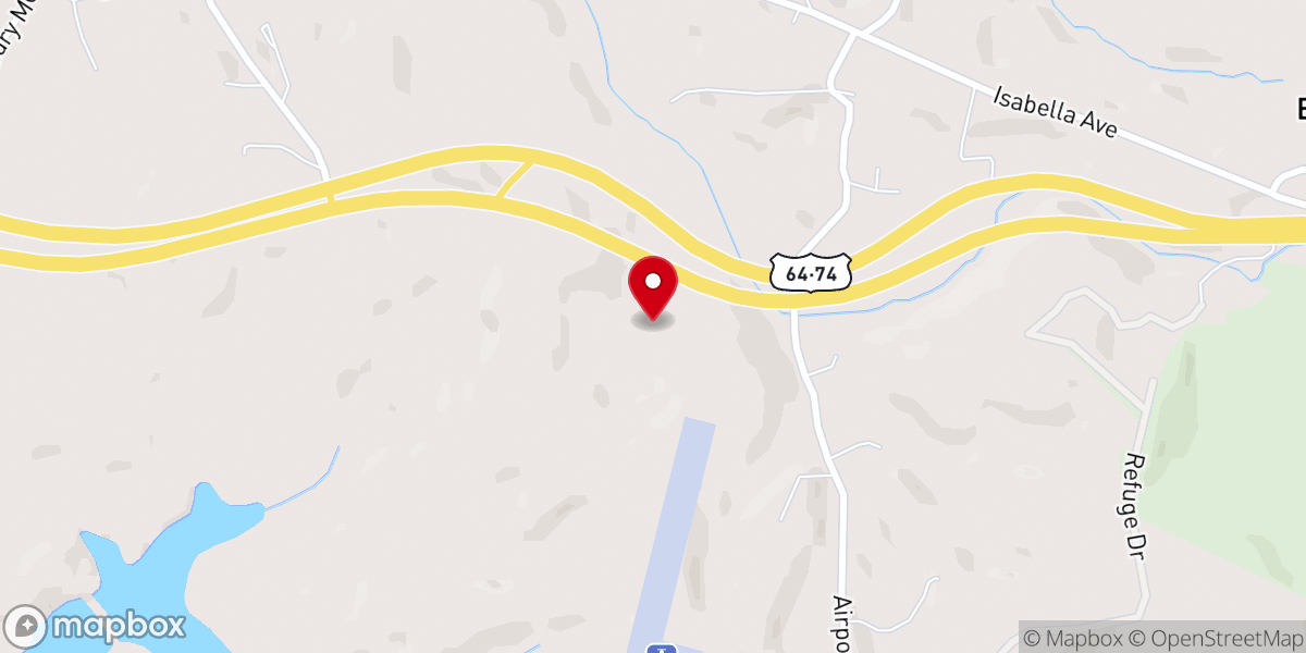 Map showing location of The Rock Community Church