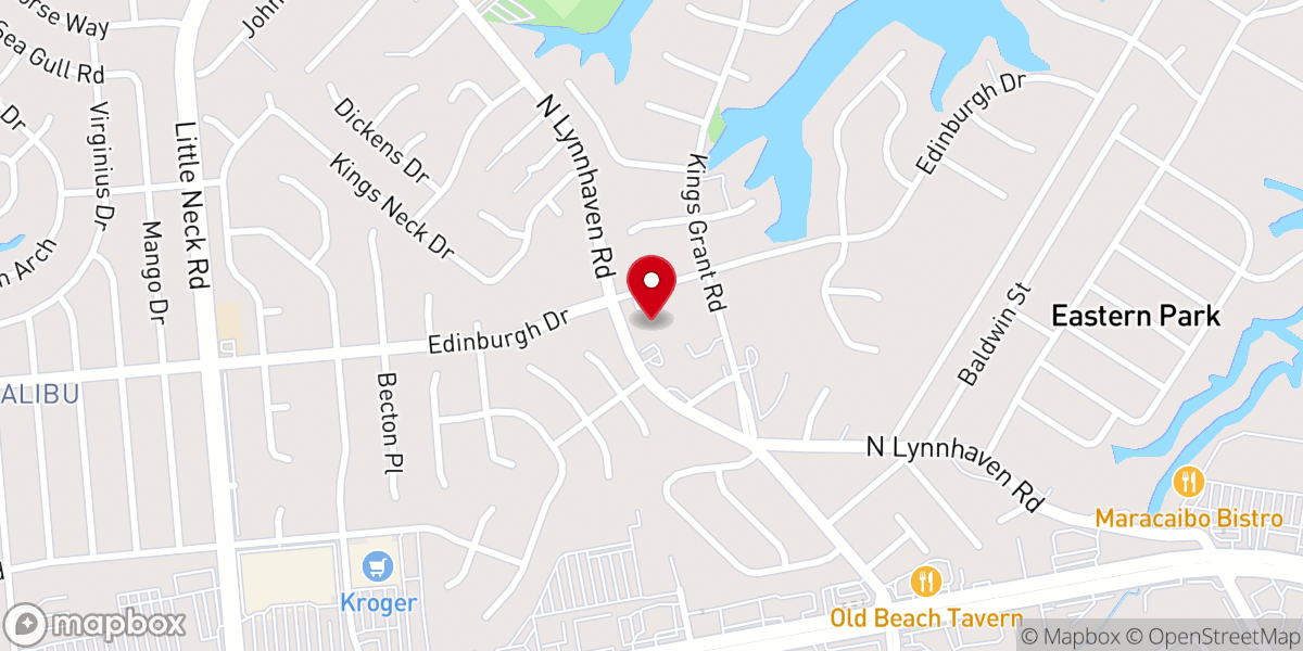 Map showing location of St Aidan's Episcopal Church