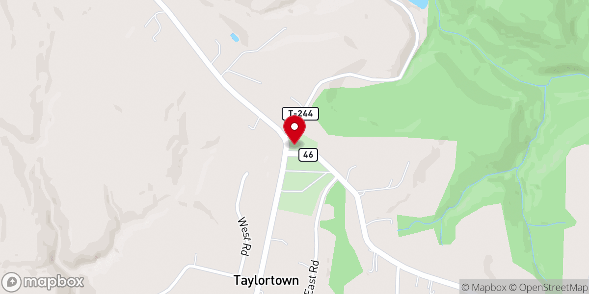 Map showing location of Hill Top United Presbyterian