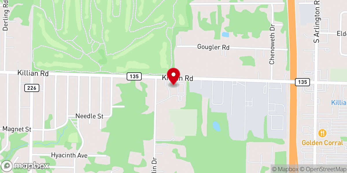 Map showing location of Connect Church