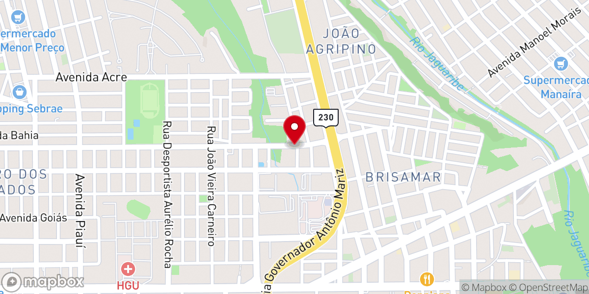 Map showing location of Igreja da Liberdade