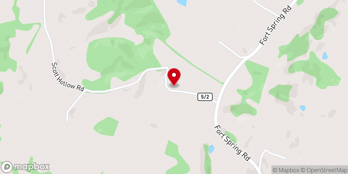 Map showing location of Sinks Grove Baptist Church