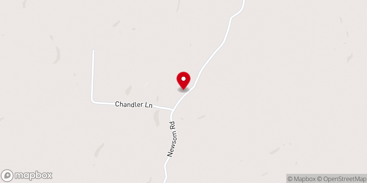 Map showing location of Bethlehem Baptist Church
