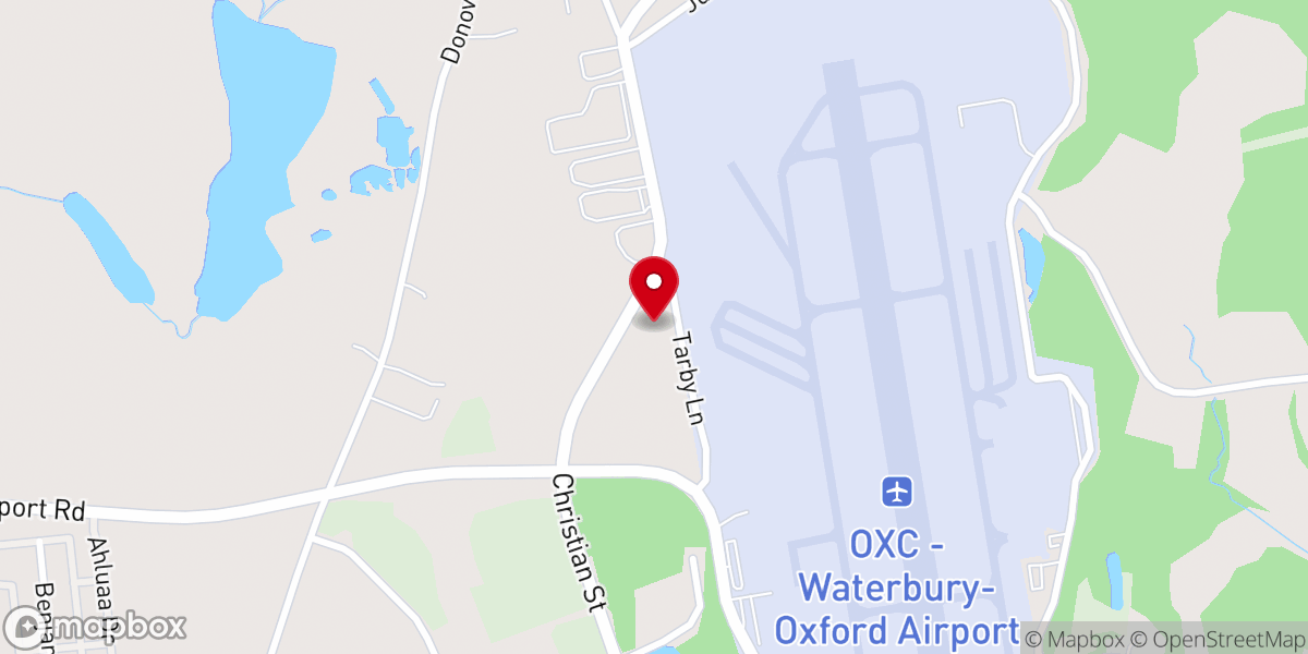 Map showing location of Charter Oak Crematory