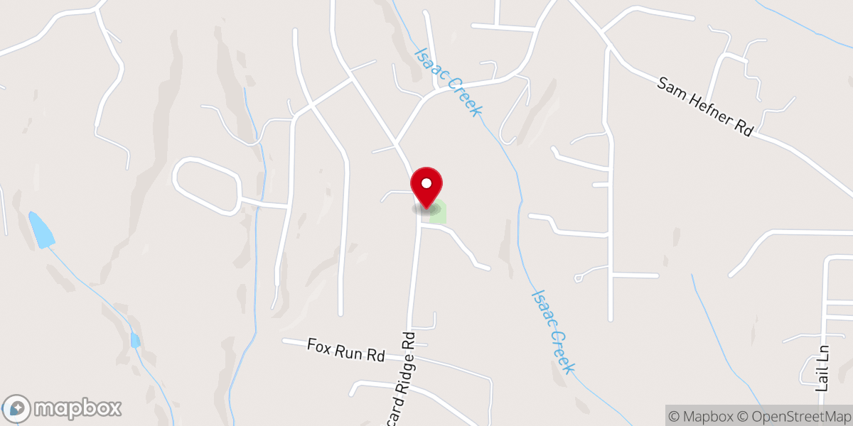 Map showing location of Upper Room Ministries Inc