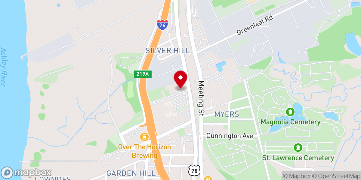 Map showing location of Washington United Methodist Church