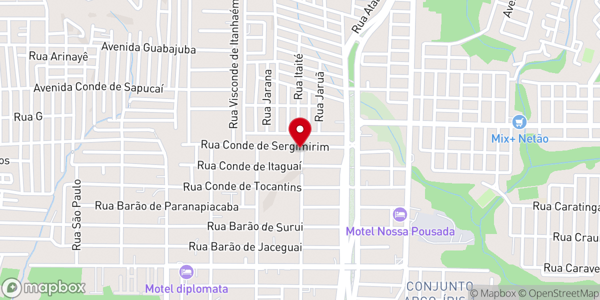 Map showing location of Igreja Católica Santo Expedito