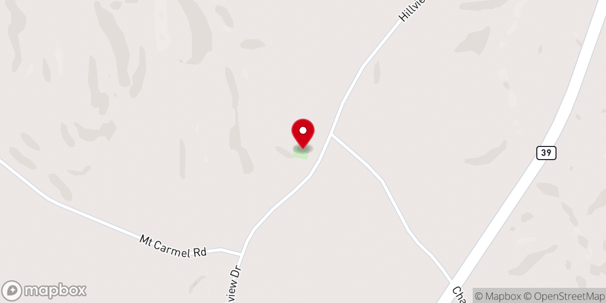 Map showing location of Andrew Chapel Church