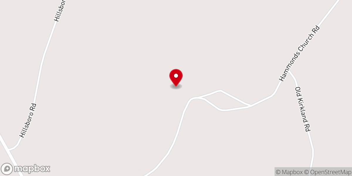 Map showing location of Hammond Church
